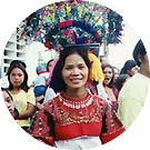 Lumad woman in costume